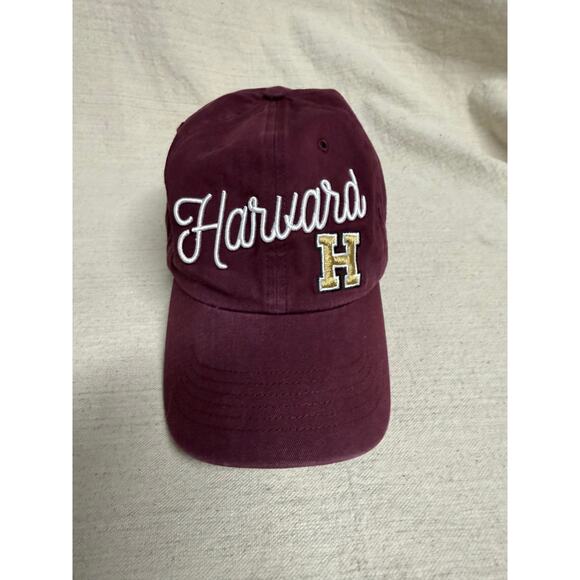 47 Brand Harvard Crimson Women’s Dad Hat Maroon Adjustable Strapback - Picture 2 of 8